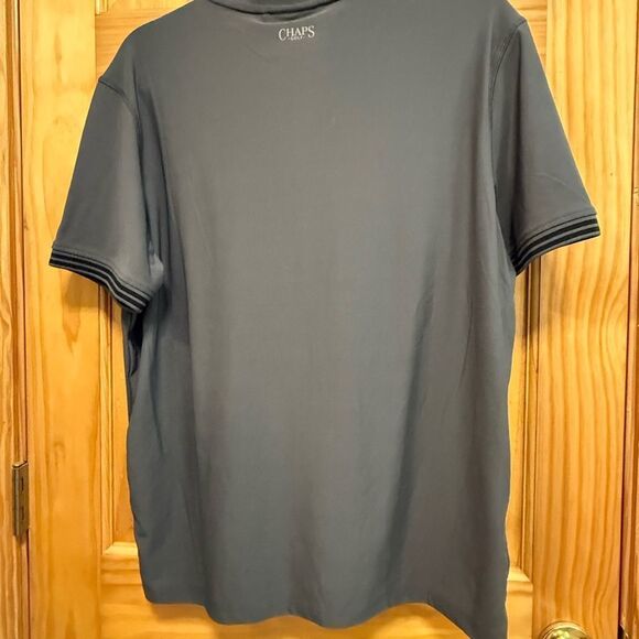Chaps Gray Polo Shirt Classic Design golf size L - Picture 6 of 7